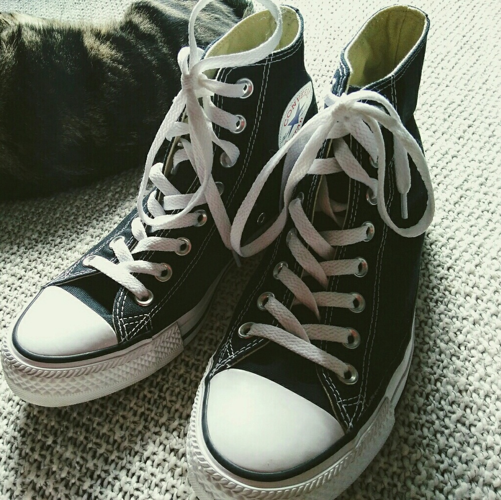Black Converse High Tops